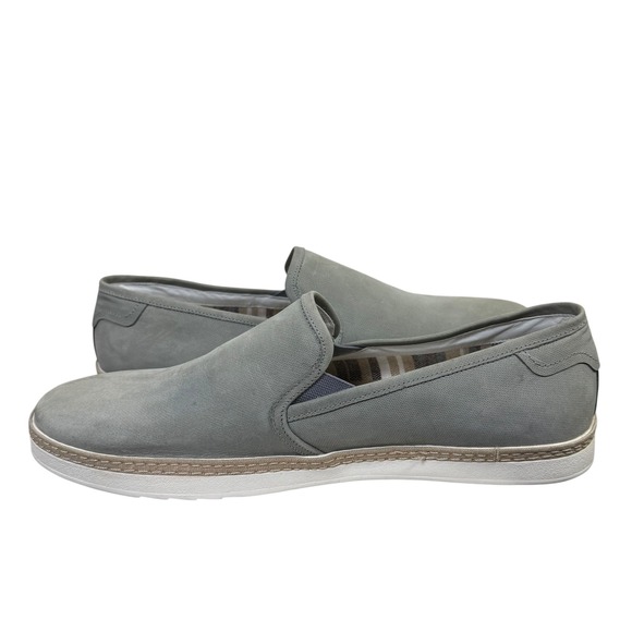 Donald Pliner Men\'s Cashton Gray Suede Slip On Sneaker Size 11 main image 7